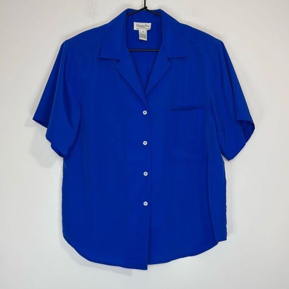 Christian Dior Chemises Blue Button Down 14 - Picture 1 of 4